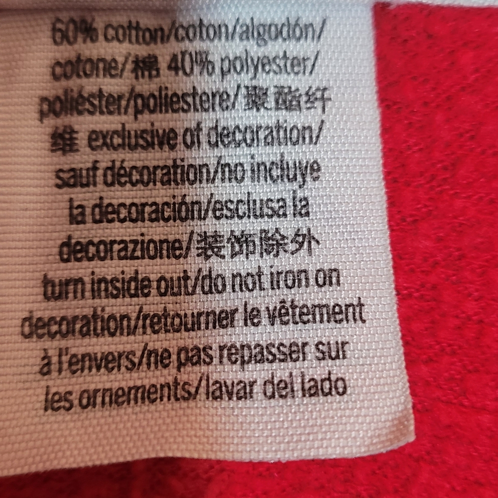 PINK Victoria's Secret Red Hoodie with Black Accents - Picture 13 of 14
